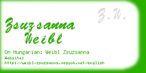 zsuzsanna weibl business card